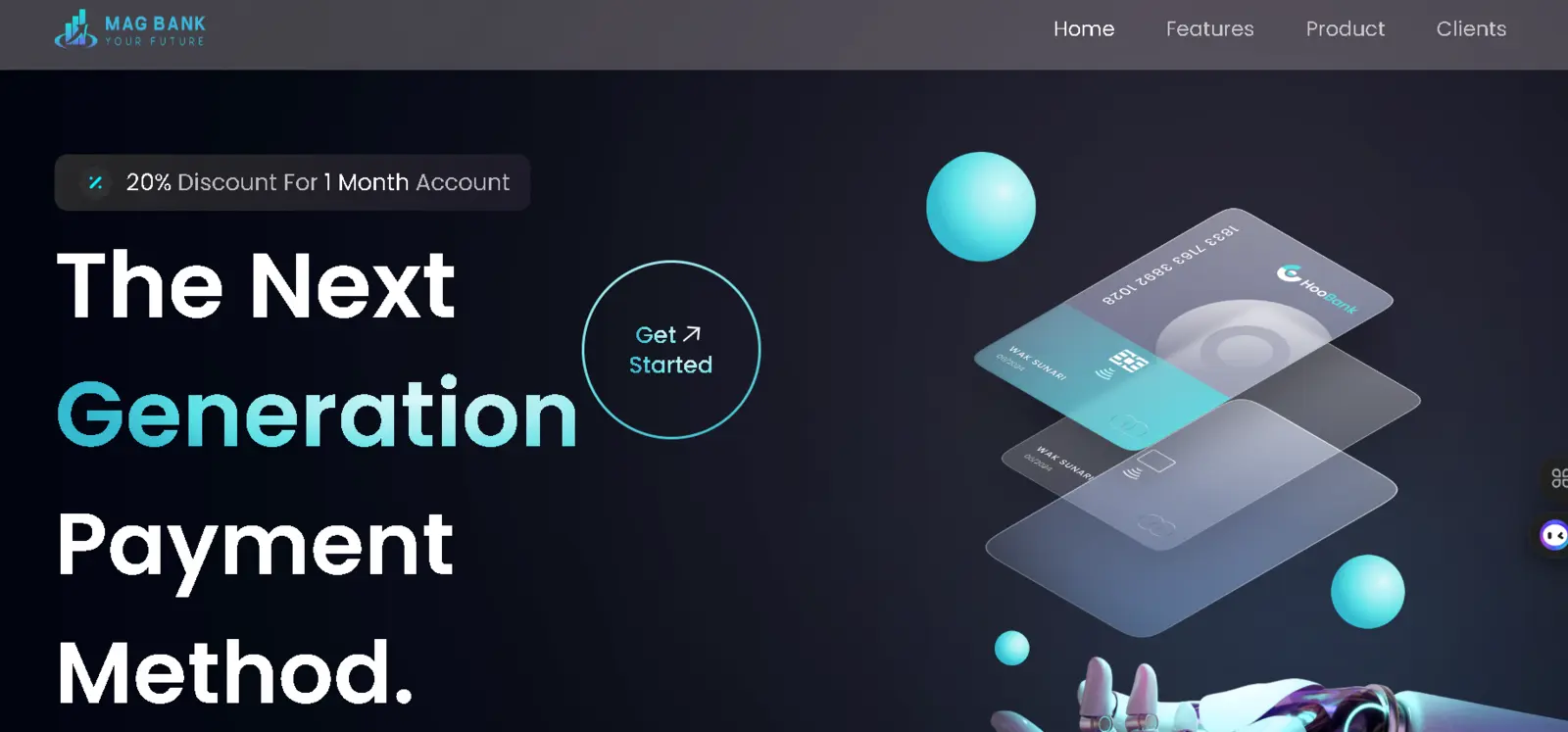 MAG Bank website preview