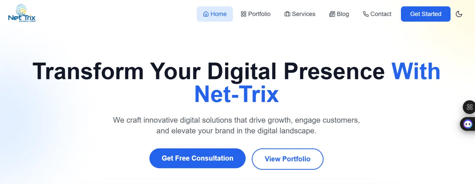 Next-Trix website preview